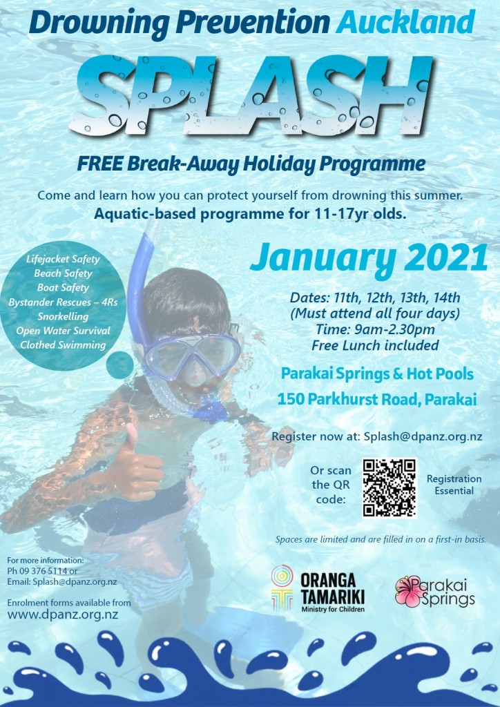 Free Swim School Holiday Programme Snells Beach School